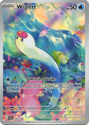Wiglett - 206/198 206 - SV01 Scarlet & Violet Base Set Holofoil - Poke-Collect