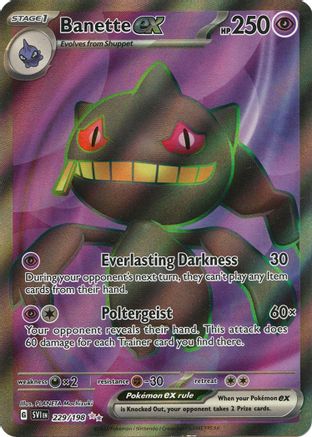 Banette ex - 229/198 229 - SV01 Scarlet & Violet Base Set Holofoil - Poke-Collect