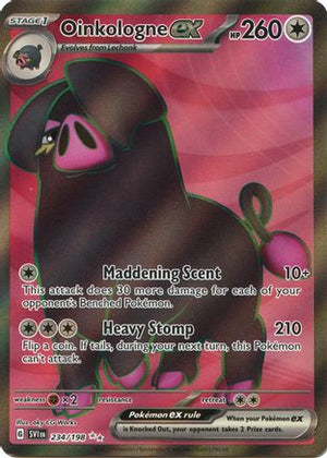 Oinkologne ex - 234/198 234 - SV01 Scarlet & Violet Base Set Holofoil - Poke-Collect