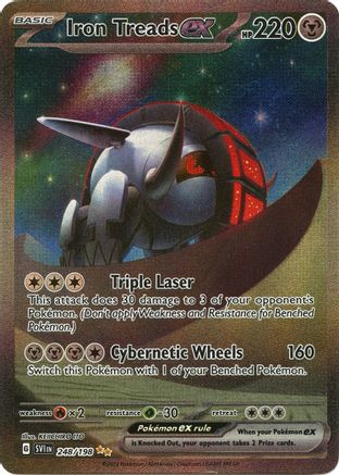 Iron Treads ex - 248/198 248 - SV01 Scarlet & Violet Base Set Holofoil - Poke-Collect