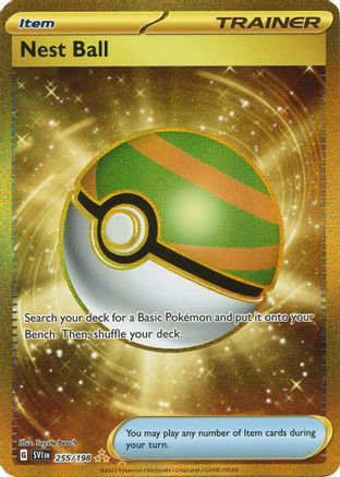 Nest Ball - 255/198 255 - SV01 Scarlet & Violet Base Set Holofoil - Poke-Collect