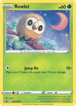 Rowlet - SWSH220 (Cosmos Holo) SWSH220 - Deck Exclusives Holofoil - Poke-Collect