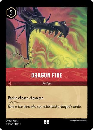 Dragon Fire (130/204) - The First Chapter Cold Foil