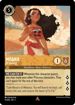 Moana - Of Motunui (14/204) - The First Chapter Cold Foil