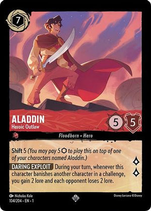 Aladdin - Heroic Outlaw (104/204) - The First Chapter Cold Foil