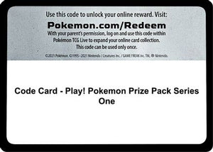 Code Card - Play! Pokemon Prize Pack Series One - Prize Pack Series Cards