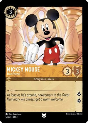 Mickey Mouse - True Friend (12/204) - The First Chapter Cold Foil