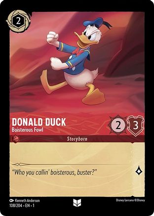 Donald Duck - Boisterous Fowl (108/204) - The First Chapter Cold Foil