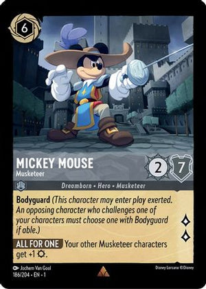 Mickey Mouse - Musketeer (186/204) - The First Chapter Cold Foil