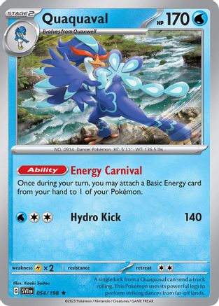 Quaquaval - 054/198 54 - Deck Exclusives - Poke-Collect