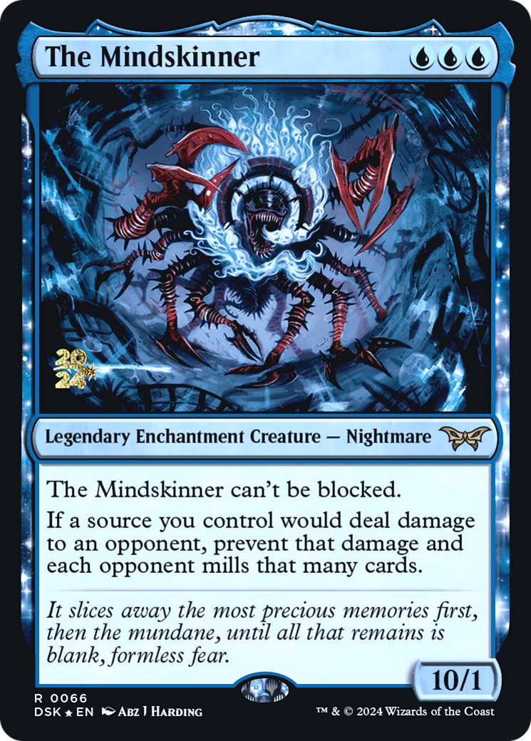 The Mindskinner (PRE-066) - Duskmourn: House of Horror Promos: (enchantment) Foil - Poke-Collect