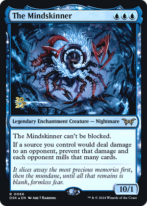 The Mindskinner (PRE-066) - Duskmourn: House of Horror Promos: (enchantment) Foil - Poke-Collect