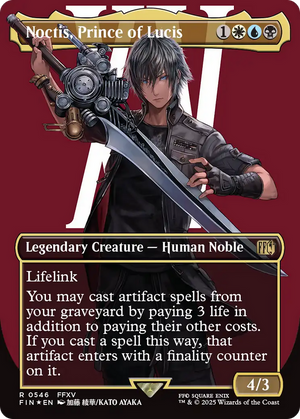 Noctis, Prince of Lucis (FIN-546) - FINAL FANTASY (Borderless) Foil