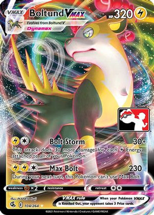 Boltund VMAX 104 - Prize Pack Series Cards Holofoil - Poke-Collect