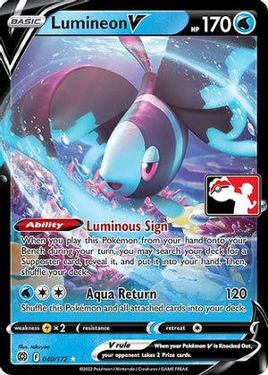 Lumineon V 40 - Prize Pack Series Cards Holofoil - Poke-Collect