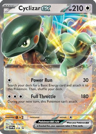 Cyclizar ex - 018 18 - SV Scarlet & Violet Promo Cards Holofoil - Poke-Collect