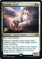 Seraphic Steed (PRE-232) - Outlaws of Thunder Junction Promos Foil - Poke-Collect