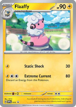 Flaaffy - SVP015 SVP015 - SV Scarlet & Violet Promo Cards - Poke-Collect
