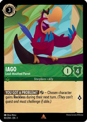 Iago - Loud-Mouthed Parrot (80/204) - The First Chapter