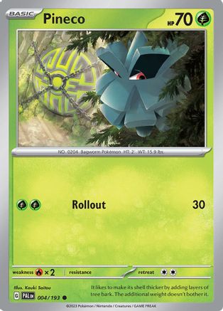 Pineco 4 - SV02 Paldea Evolved - Poke-Collect