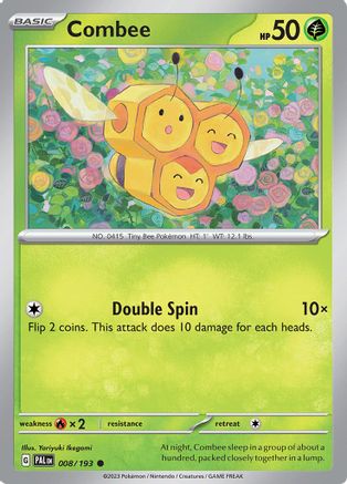 Combee 8 - SV02 Paldea Evolved Reverse Holofoil - Poke-Collect