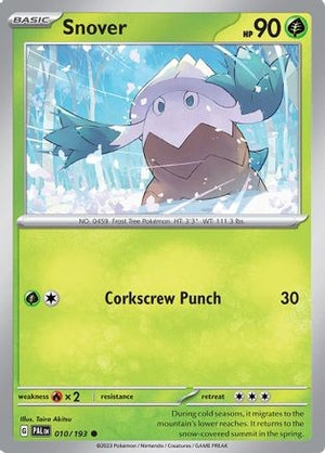 Snover 10 - SV02 Paldea Evolved Reverse Holofoil - Poke-Collect