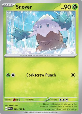 Snover 10 - SV02 Paldea Evolved - Poke-Collect