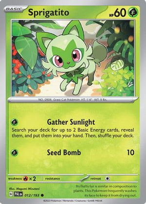 Sprigatito 12 - SV02 Paldea Evolved - Poke-Collect