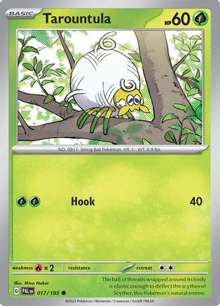 Tarountula 17 - SV02 Paldea Evolved Reverse Holofoil - Poke-Collect