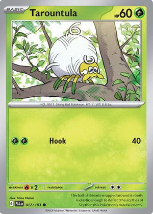 Tarountula 17 - SV02 Paldea Evolved Reverse Holofoil - Poke-Collect
