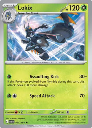 Lokix 21 - SV02 Paldea Evolved Holofoil - Poke-Collect