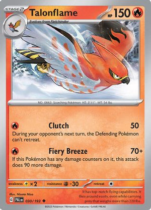 Talonflame 30 - SV02 Paldea Evolved - Poke-Collect