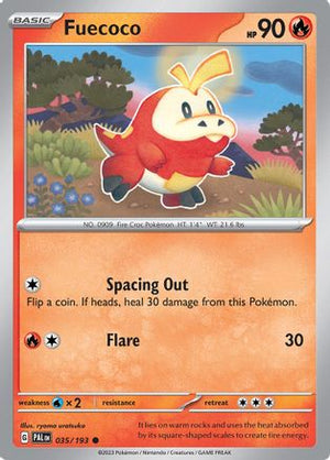 Fuecoco - 035/193 35 - SV02 Paldea Evolved Reverse Holofoil - Poke-Collect