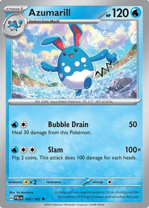 Azumarill 45 - SV02 Paldea Evolved - Poke-Collect