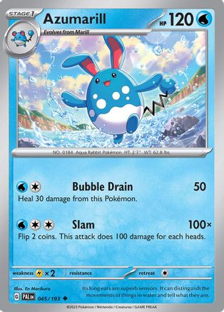Azumarill 45 - SV02 Paldea Evolved - Poke-Collect