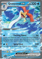 Quaquaval ex - 052/193 52 - SV02 Paldea Evolved Holofoil - Poke-Collect