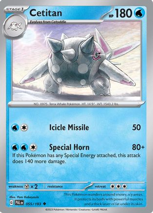 Cetitan - 055/193 55 - SV02 Paldea Evolved - Poke-Collect