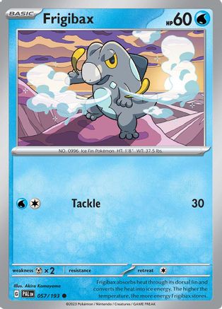 Frigibax - 057/193 57 - SV02 Paldea Evolved Reverse Holofoil - Poke-Collect