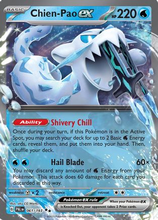 Chien-Pao ex - 061/193 61 - SV02 Paldea Evolved Holofoil