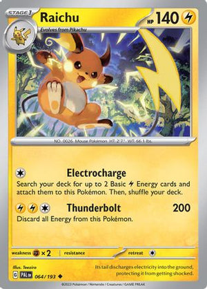 Raichu - 064/193 64 - SV02 Paldea Evolved - Poke-Collect