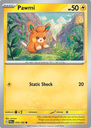 Pawmi 74 - SV02 Paldea Evolved Reverse Holofoil - Poke-Collect