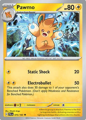 Pawmo 75 - SV02 Paldea Evolved Reverse Holofoil - Poke-Collect