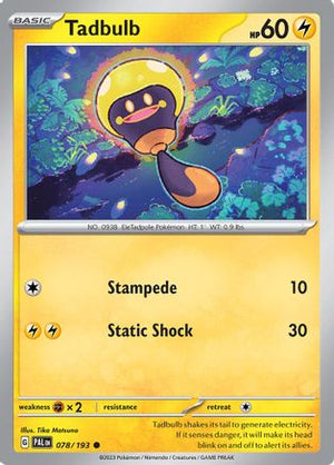 Tadbulb 78 - SV02 Paldea Evolved - Poke-Collect