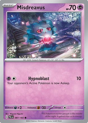 Misdreavus 87 - SV02 Paldea Evolved - Poke-Collect