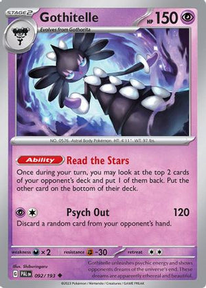 Gothitelle 92 - SV02 Paldea Evolved - Poke-Collect