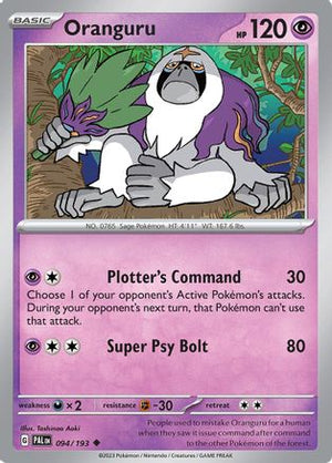 Oranguru 94 - SV02 Paldea Evolved - Poke-Collect
