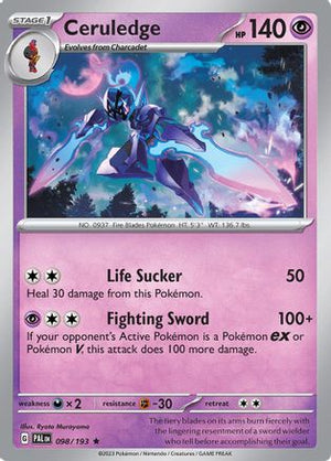 Ceruledge 98 - SV02 Paldea Evolved Reverse Holofoil