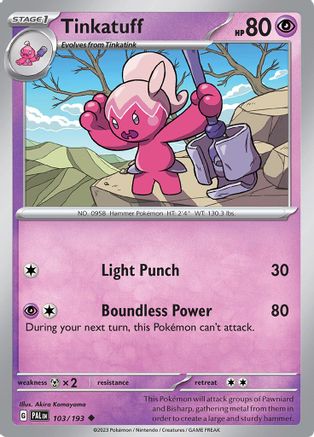 Tinkatuff 103 - SV02 Paldea Evolved - Poke-Collect