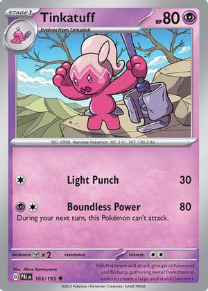 Tinkatuff 103 - SV02 Paldea Evolved - Poke-Collect
