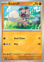 Rockruff 116 - SV02 Paldea Evolved Reverse Holofoil - Poke-Collect